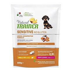Trainer (Трейнер) Natural Sensitive Puppy & Junior Mini Salmon - Сухой корм с лососем для щенков собак малых пород с чувствительным пищеварением 2 кг