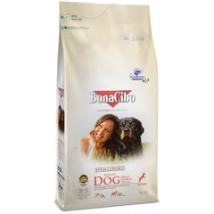 BonaCibo (БонаСібо) Adult Dog High Energy Chicken & Rice with Anchovy - Сухий корм з м'ясом курки, анчоусами і рисом для дорослих активних собак всіх порід 4 кг