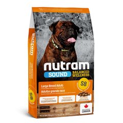 Nutram (Нутрам) S8 Sound Balanced Wellness Large Breed Adult Dog - Сухий корм з куркою для дорослих собак великих порід 11,4 кг
