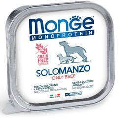Monge (Монж) Monoprotein Dog Solo Only Beef – Монопротеиновый паштет с говядиной для собак 150 г