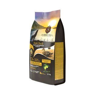Ambrosia (Амброзия) Mediterranean - Сухой корм с уткой для взрослых собак с чувствительным пищеварением, 1.5 кг