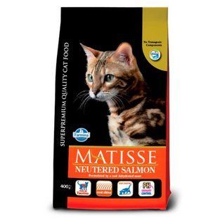 Farmina (Фармина) Matisse Cat Neutered Salmon &ndash; Сухой корм с лососем для стерилизованных кошек и кастрированных котов, 10 кг