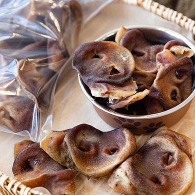 Natural (Натураль) Ласощі сушені &ndash; п'ятаки свинячі для собак, 10 шт.