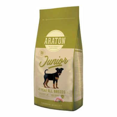 Araton (Аратон) Junior All Breeds - Сухий корм з м'ясом птиці для молодих собак усіх порід 15 кг