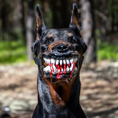Scary Dog Muzzles For Halloween - Намордник "кров москаля" XL