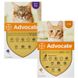Advocate (Адвокат) by Bayer Animal - Протипаразитарні краплі для котів від бліх, вошей, кліщів, гельмінтів (1 піпетка) менее 4 кг
