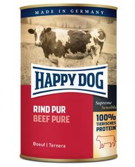 Happy Dog (Хеппи Дог) Beef Pure - Консервированный корм с говядиной для собак всех пород 400 г