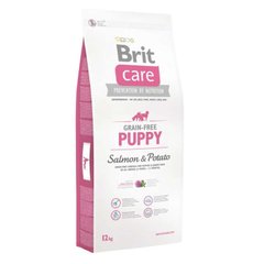 Brit Care (Брит Кеа) Grain-free Puppy Salmon & Potato - Сухой корм с лососем и картофелем для щенков всех пород 1 кг