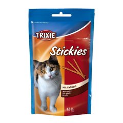 Trixie (Тріксі) Stickies - Ласощі з куркою для кішок 12 шт.