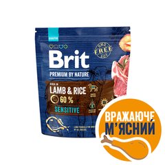 Brit Premium (Бріт Преміум) by Nature Sensitive Lamb&Rice - Сухий корм з ягням для собак з чутливим травленням 1 кг