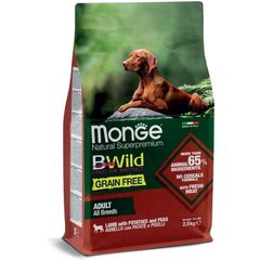 Monge (Монж) BWild Grain Free Lamb Adult All Breeds - Беззерновий корм з ягням для дорослих собак різних порід 2,5 кг