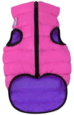 WAUDOG (Ваудог) AiryVest - Двустороння курточка для собак (рожева/фіолетова) S35 (32-35 см)