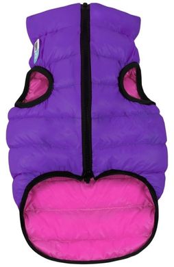 WAUDOG (Ваудог) AiryVest - Двустороння курточка для собак (рожева/фіолетова) S35 (32-35 см)