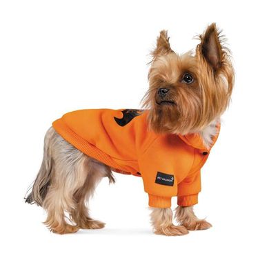 Pet Fashion (Пет Фешн) BatDog – Толстовка з принтом Летюча миша для собак (помаранчева) XS (23-26 см)