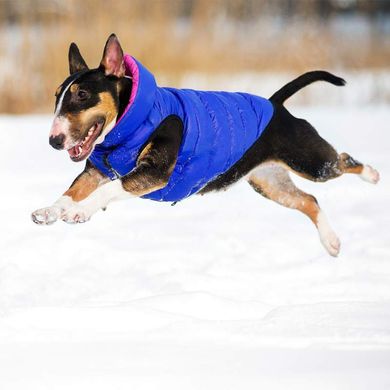 WAUDOG (Ваудог) AiryVest - Двусторонняя курточка для собак (розовая/фиолетовая) S35 (32-35 см)
