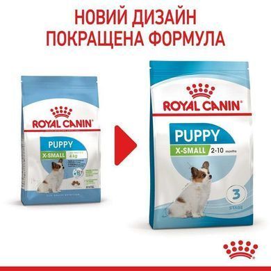 Royal Canin (Роял Канин) X-Small Puppy - Сухой корм для миниатюрных щенков возрастом от 2 до 10 месяцев, 500 г