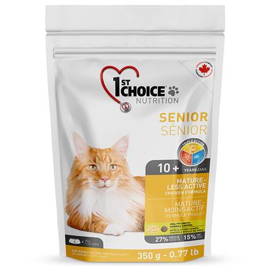 1st Choice (Фест Чойс) Senior - Сухий корм для літніх або малоактивних котів 350 г