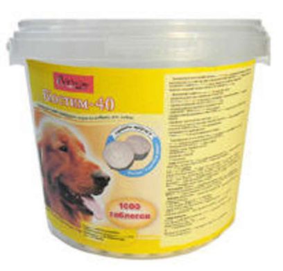 Palladium (Палладиум) - Биостим 40 Белковая витаминно-минеральная добавка для собак 1000 шт.
