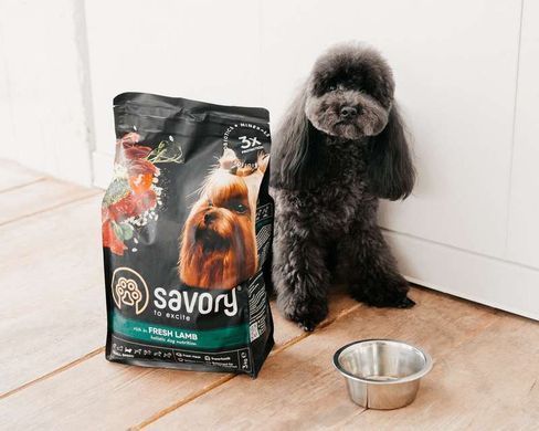 Savory (Cейворi) Fresh Lamb Adult Small Breeds - Сухий корм зі свіжого м'яса ягняти для собак малих порід, 1 кг