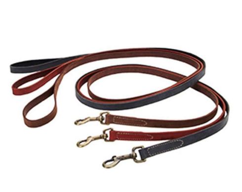 Coastal (Костал) Rustic - Поводок кожаный для собак 2x180 см Серый