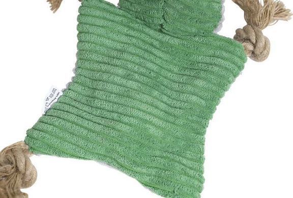 M-Pets (М-Петс) Terra Eco Puppy Toy Lulu - Еко-іграшка Лулу для цуценят, Серо-зелёный, 30х22х5 см