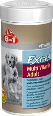 8in1 (8в1) Vitality Excel Adult Multi Vitamin - Мультивитаминный комплекс для взрослых собак 70 шт.