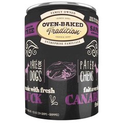 Oven-Baked (Овен-Бекет) Tradition Fresh Duck & Vegetables - Консервований беззерновий корм зі свіжим м'ясом качки для собак (паштет) 156 г