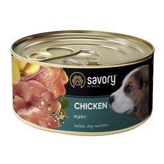 Savory (Сейворi) Chicken Puppy - Вологий корм з м'яса курки для цуценят 100 г