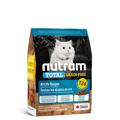 Nutram (Нутрам) T24 Total Grain-Free Salmon & Trout Cat - Сухой корм с лососем и форелью для котов 340 г
