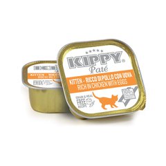 Kippy (Киппи) Pate Cat Kitten Chicken Eggs - Влажный корм с курицей и яйцами для котят (паштет) 90 г