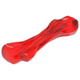 Waudog (ВауДог) by Collar Fun Durable - Игрушка Кость из термопластической резины для собак, Красный, 20х8 см
