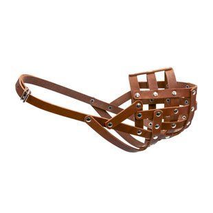 Намордник мягкий "CoLLaR" №4 (ротвейлер кобель), коричневый, Коричневий