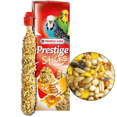 Versele-Laga (Верселе-Лага) Prestige Sticks Budgies Honey - лакомство для волнистых попугаев c медом