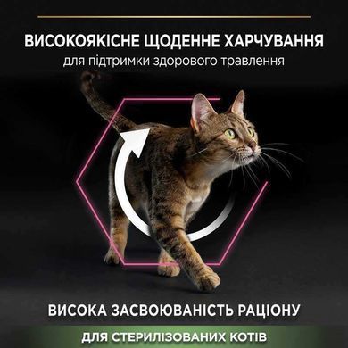 Purina Pro Plan (Пурина Про План) Sterilised Delicate Digestion Adult - Сухой корм с курицей для стерилизованных кошек с чувствительным пишеварением, 400 г