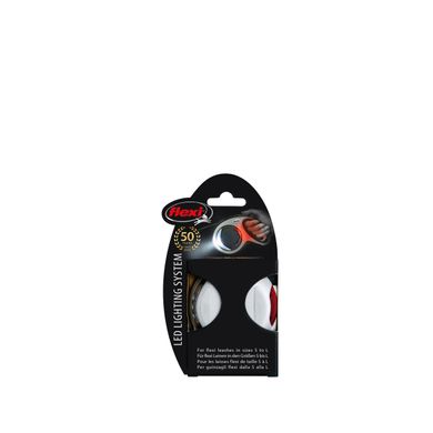 Flexi (Флексі) New Comfort - Світлодіодний ліхтарик для повідців-рулеток з акумулятором і USB зарядкою Світло-сірий