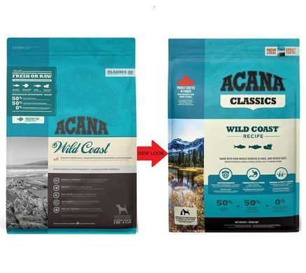 Acana (Акана) Wild Coast - Сухой корм с рыбой для собак всех пород на всех стадиях жизни 11,4 кг