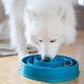 Outward Hound (Аутвард Хаунд) Fun Feeder Slo-Bowl Drop Teal - Нескользящая миска-лабиринт Дроп для медленного кормления собак, Бирюзовый, L