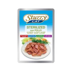 Stuzzy (Штузи) Cat Sterilized Chicken - Консервированный корм с курицей для стерилизованных кошек (кусочки в соусе) 100 г