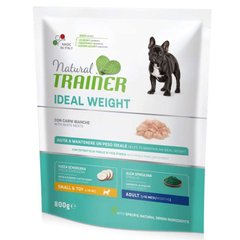 Trainer (Трейнер) Natural Weight Care Small&Toy Adult - Сухой корм с курицей и индейкой для собак мелких пород с избыточным весом 800 г