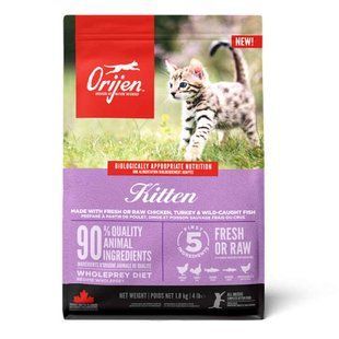 Orijen (Ориджен) Kitten - Сухой корм с мясом птицы и рыбы для котят, 1,8 кг