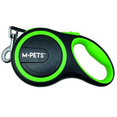 M-Pets (М-Петс) Liberty Dog Retractable Leash - Повідець-рулетка для собак S Зелений