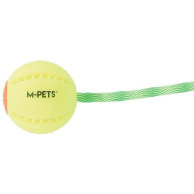 M-Pets (М-Петс) Flash LED Ball - Світлодіодна куля для собак, Салатовий, 6,4х50 см