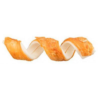 Trixie (Тріксі) DentaFun Knotted Chewing &ndash; Ласощі з куркою для чищення зубів, жувальні спіральки для собак, 3х15 см