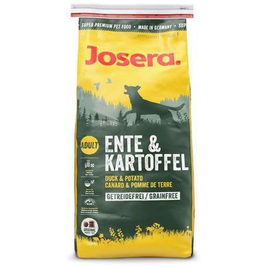 Josera (Йозера) Dog Adult Ente & Kartoffel - Сухой беззерновой корм с уткой и картофелем для взрослых собак всех пород 900 г