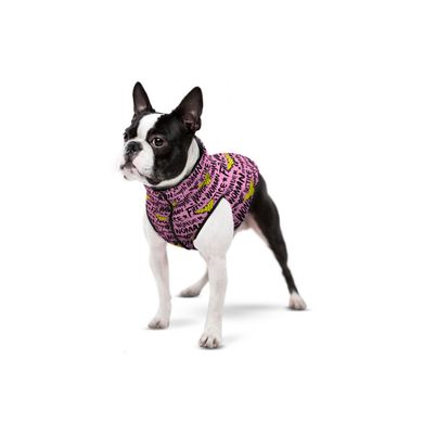 WAUDOG (Ваудог) WAUDOG Clothes - Курточка для собак з малюнком "Чудо-жінка в рожевому" XS22 (20-22 см)