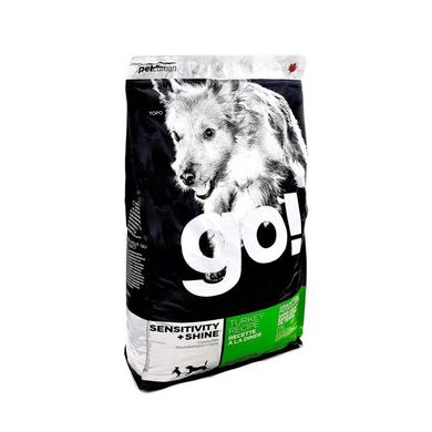 GO! (Гоу!) SOLUTIONS Sensitivities Limited Ingredient, Grain Free Turkey Recipe (24/14) - Сухой беззерновой корм с индейкой для щенков и взрослых собак с чувствительным пищеварением 2,72 кг