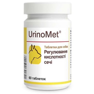Dolfos (Дольфос) UrinoMet - Таблетки Уриномет для кошек и собак с проблемами мочеполовой системы 60 таб