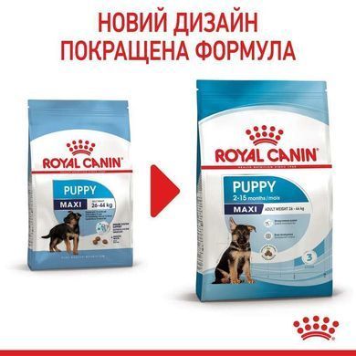 Royal Canin (Роял Канин) Maxi Puppy - Сухой корм для щенков от 2 до 15 месяцев, 4 кг