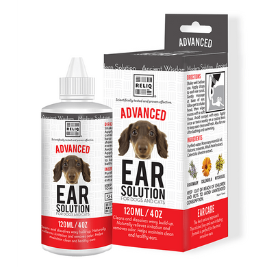 Reliq (Релик) Ear Solution - Лосьон для ухода за ушами собак 120 мл