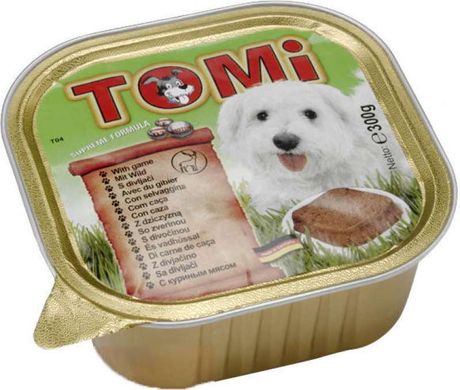 TOMi (Томі) Game - Консервований корм з м'ясом дичини для собак 300 г